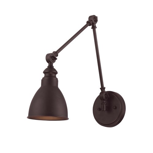 Dakota English Bronze One-Light Sconce | Bellacor