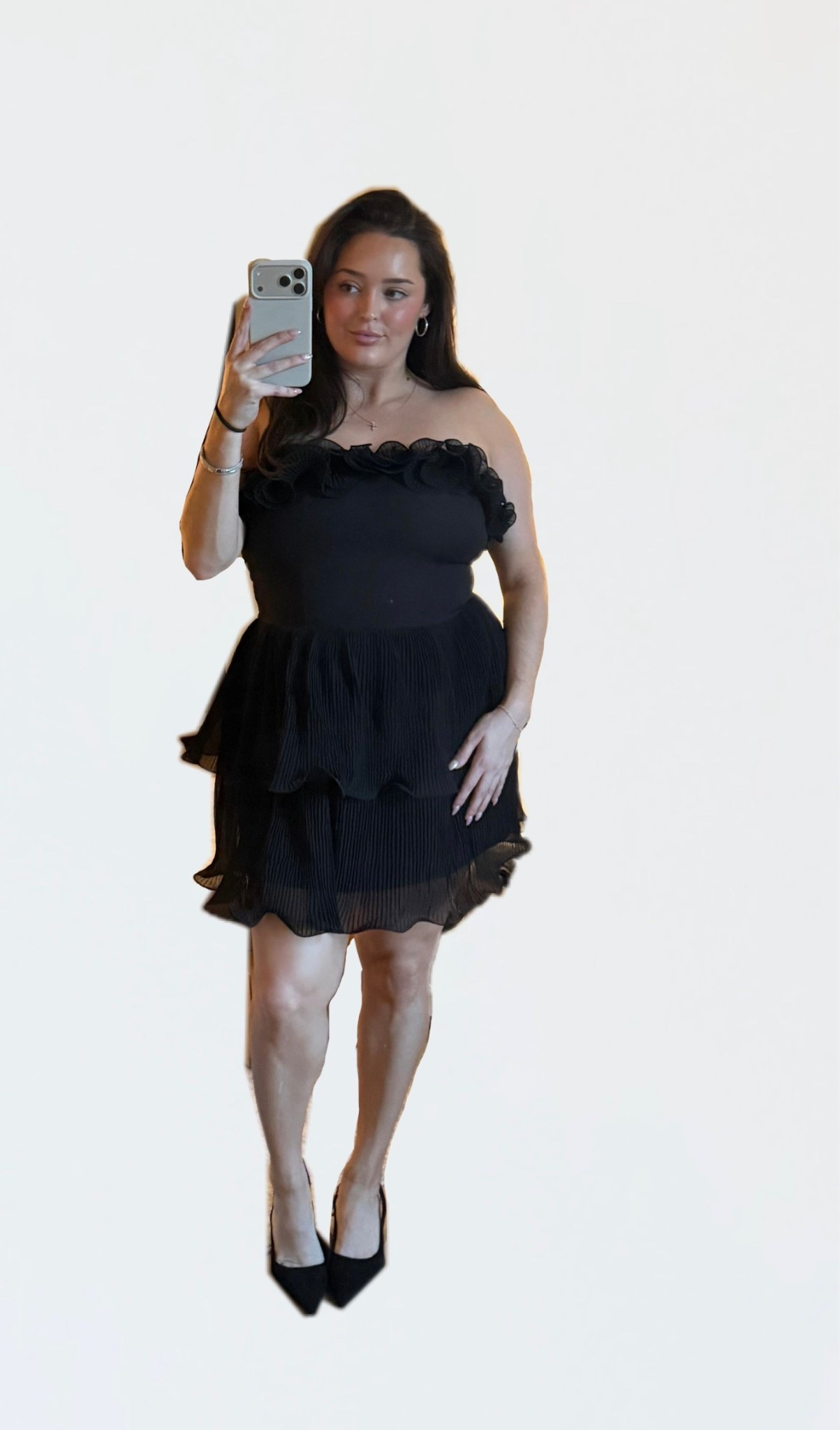 Such a fun little black dress for your next party 🥂 H&M has all the goods right now 

#LTKMidsize #LTKgrwm #LTKootd