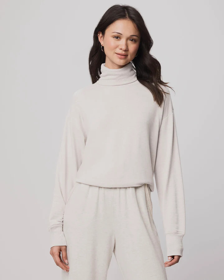 Supersoft Trim Cowl Neck Sweater Using LENZING™ECOVERO™ Fibers | Splendid