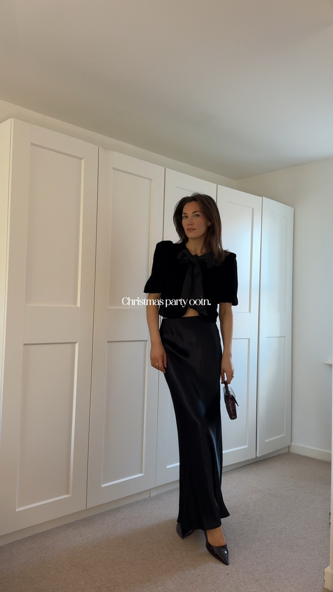 Black velvet and satin party outfit #partywear #partyoutfit 

#LTKfestive #LTKpartywear