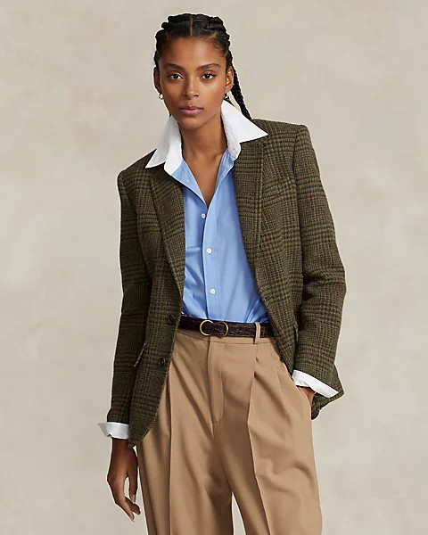 Glen Plaid Wool Twill Blazer | Ralph Lauren (UK)