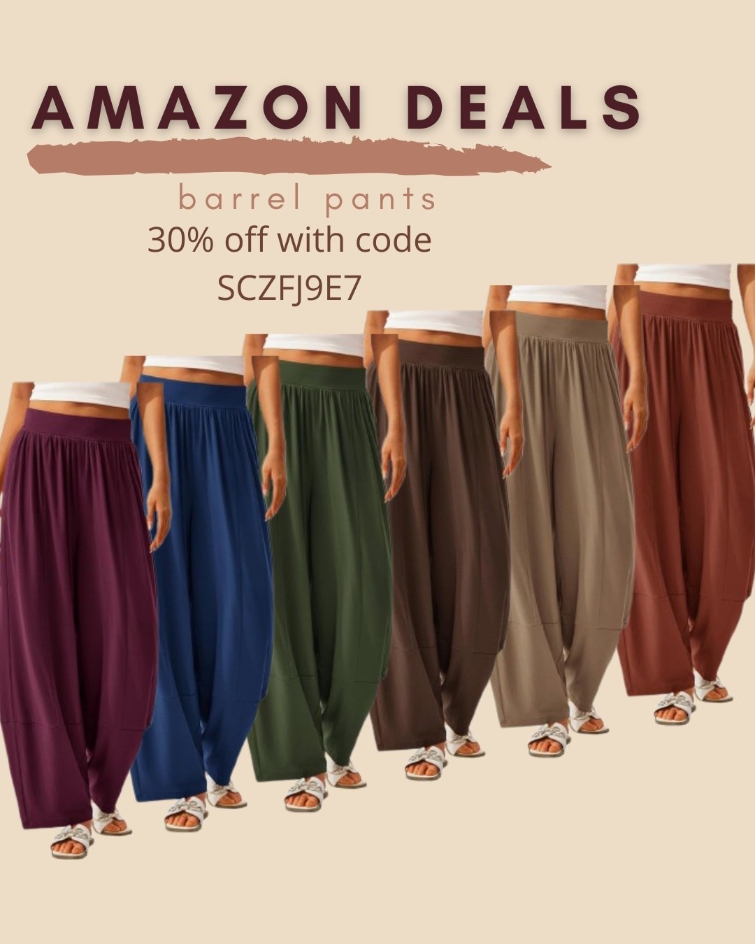 $12 ends 6/14

Amazon fashion
Amazon deals
Barrel pants
Comfy pants
Lounge wear

#LTKSaleAlert