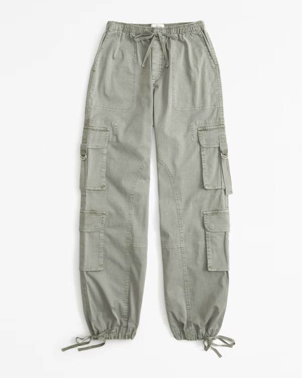 High Rise Baggy Cargo Pant | Abercrombie & Fitch (US)