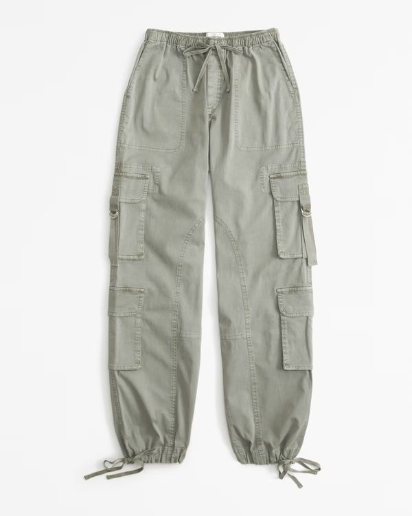 Women's High Rise Baggy Cargo Pant | Women's | Abercrombie.com | Abercrombie & Fitch (US)