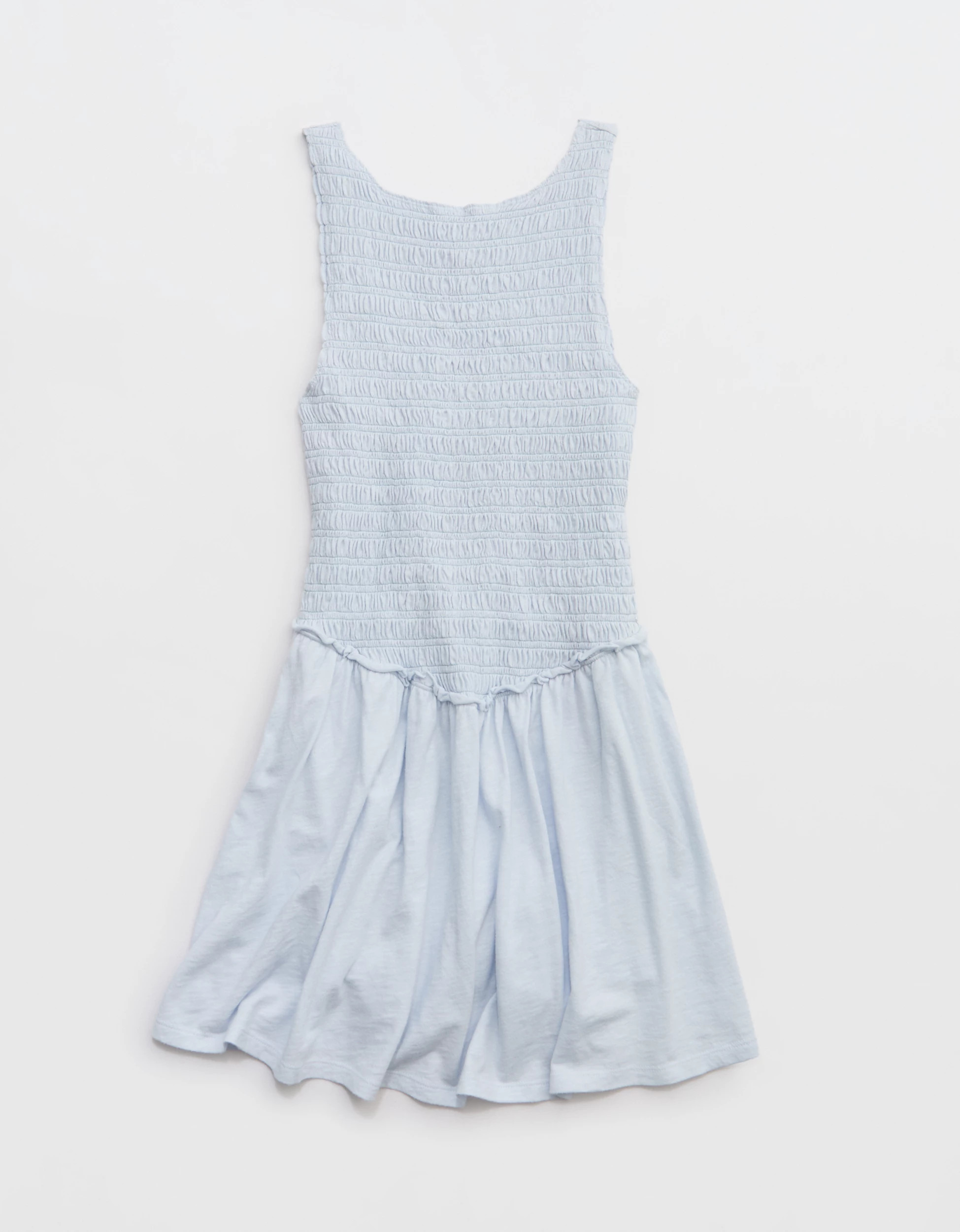 Aerie Happiest Smocked Mini Dress | Aerie