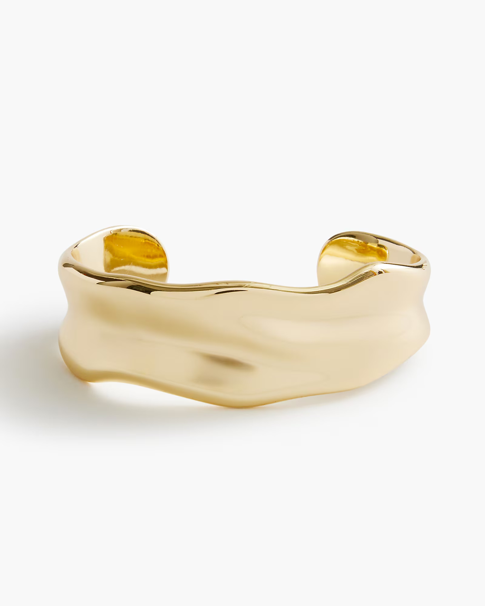 Molded metal cuff bracelet | J.Crew Factory