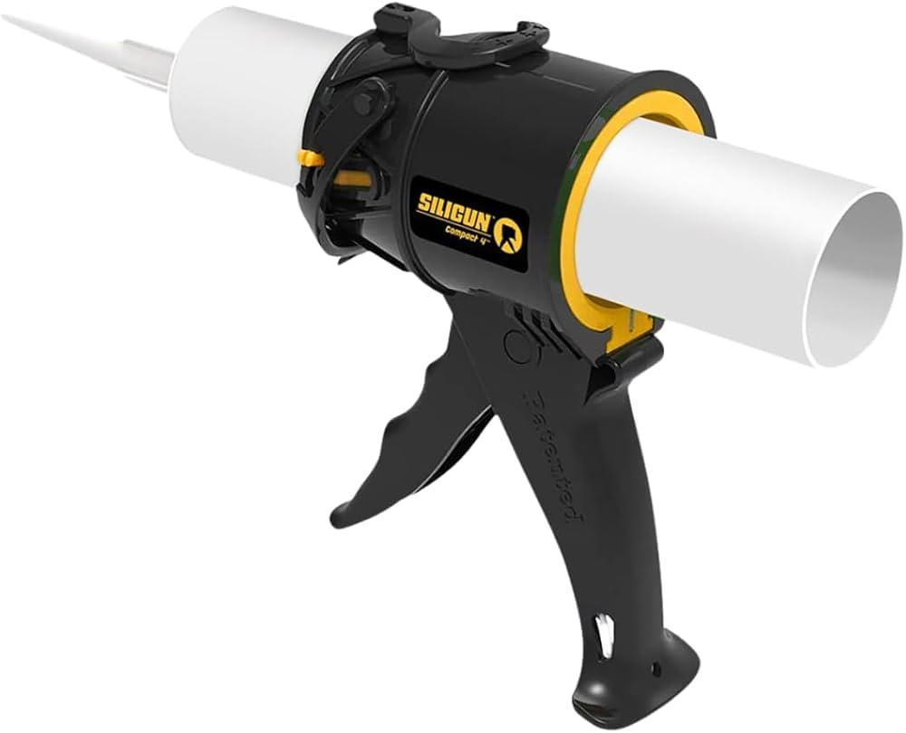 SILIGUN™ Gen-3 Compact Caulking Gun - No Drip Caulk Gun - Patented Design - Lightweight ABS Fra... | Amazon (US)