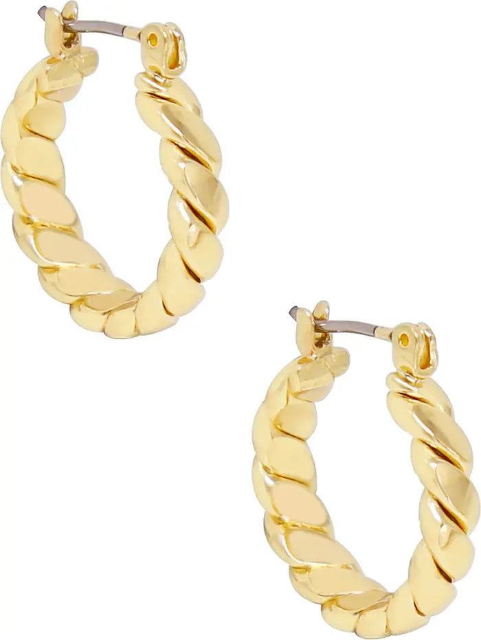 Textured Huggie Hoop Earrings | Nordstrom