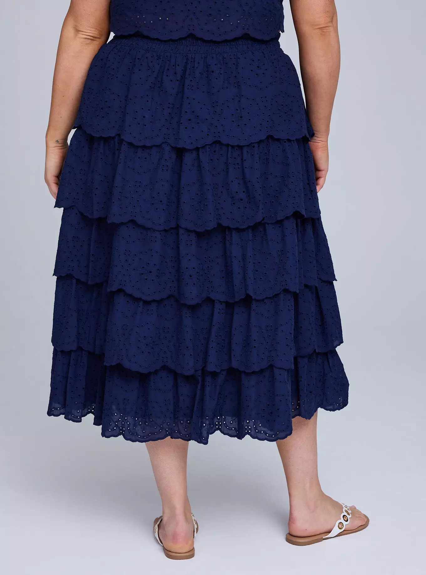 Belle Isle Pull-On Tiered Skirt | Torrid (US & Canada)