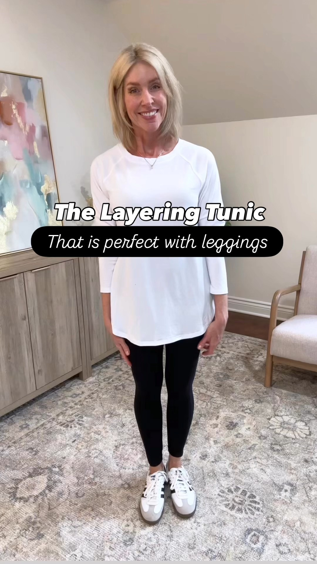 At 54, I'm not giving up my leggings but I like to cover up the 🍑. So I wear my favorite closet must-have... this Amazon tunic top! I love to pair it with and comfy vest, these flattering seamless front leggings and always add accessories!

I sized up to a medium in the tunic for a roomier fit. 

#LTKStyleTip #LTKFindsUnder50 #LTKOver40