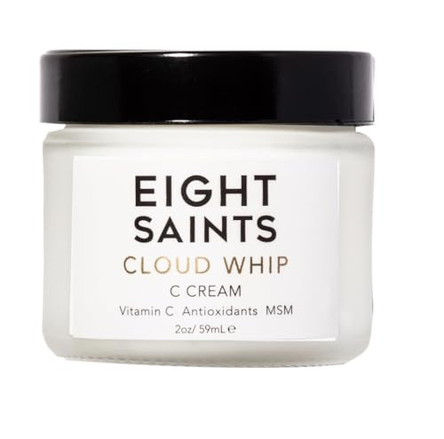 Eight Saints Skincare Cloud Whip Vitamin C Face Moisturizer Day Cream, Natural and Organic Face Cream For Women, Anti Aging Cream For Face To Reduce Fine Lines and Wrinkles, 2 Ounces (Unscented) | Amazon (US)