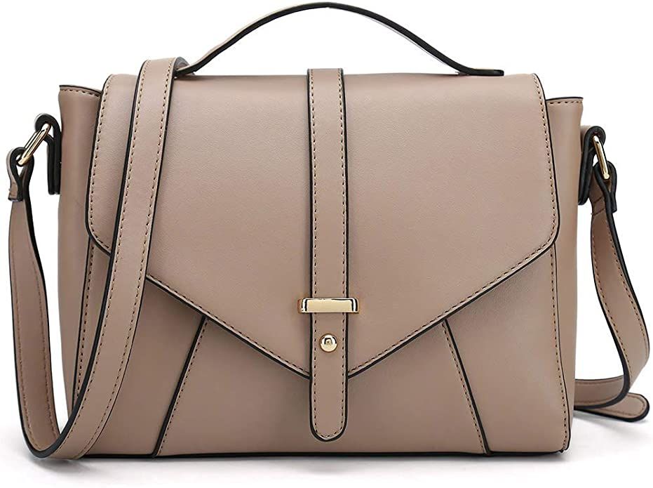 Amazon.com: Ladies Designer Purses Cross Body Handbags Trendy Bags for Women Shoulder Bags (Khaki... | Amazon (US)