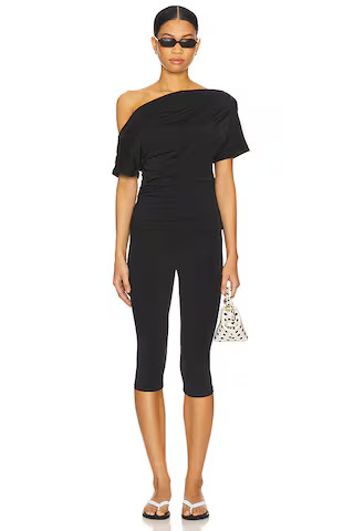superdown Romy Capri Set in Black from Revolve.com | Revolve Clothing (Global)