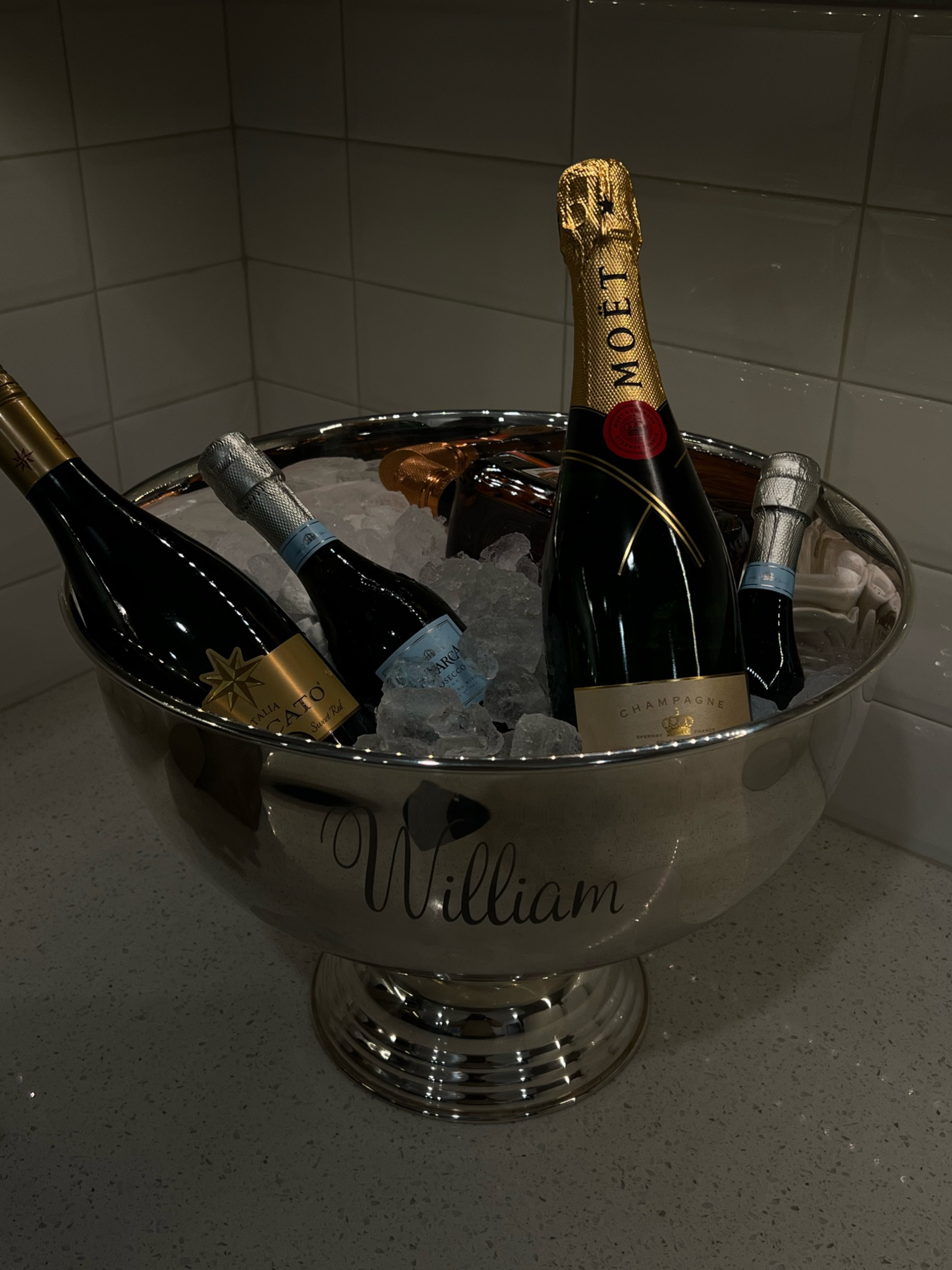 The most beautiful personalized  Wine Bowl 

#LTKGiftGuide