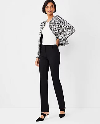 Ann Taylor The Petite Sophia Straight Pant in Knit | Ann Taylor (US)