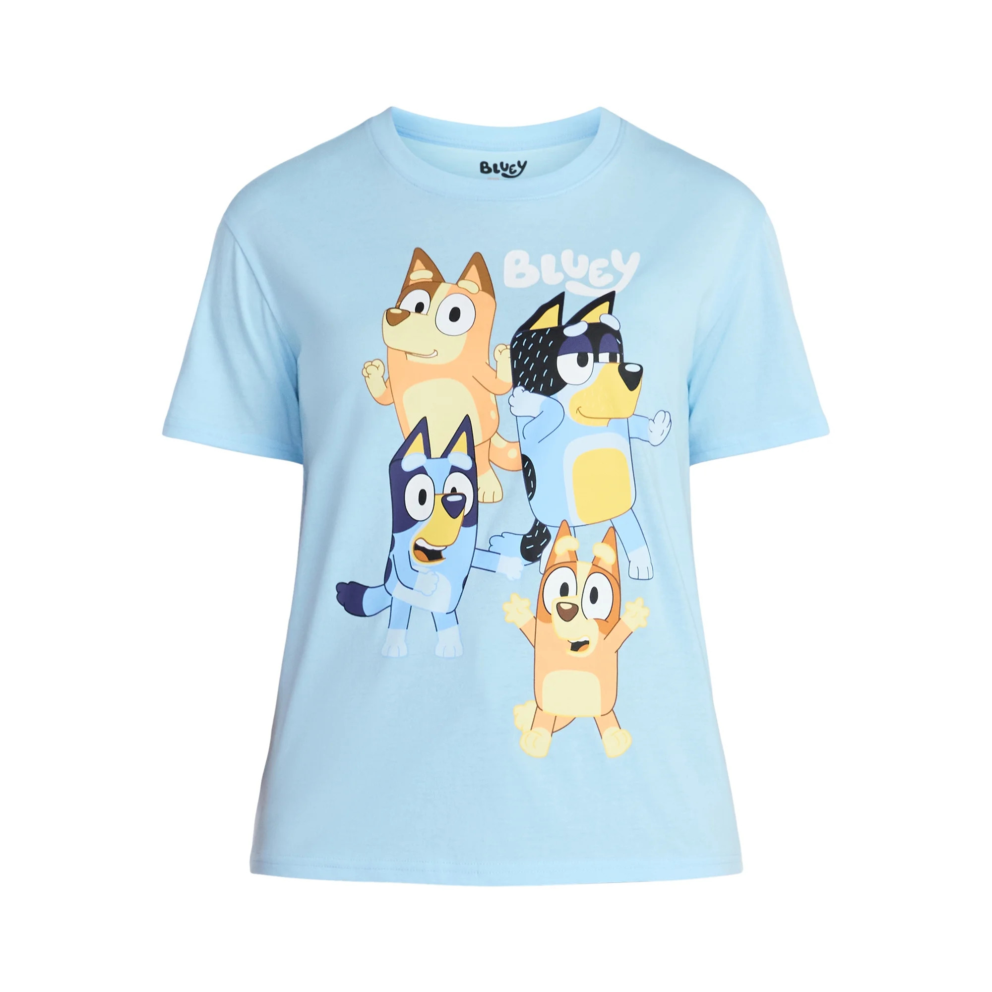 Bluey Women's Graphic Tee with Short Sleeves, Sizes XXS-XXL | Walmart (US)