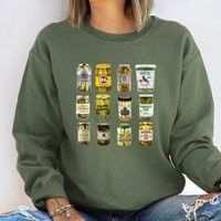 Vintage Canned Pickles Sweatshirt, Funny Season, Pickle Lovers Sweater, Homemade Pickles Sweater, Pickle Jar | Etsy (US)