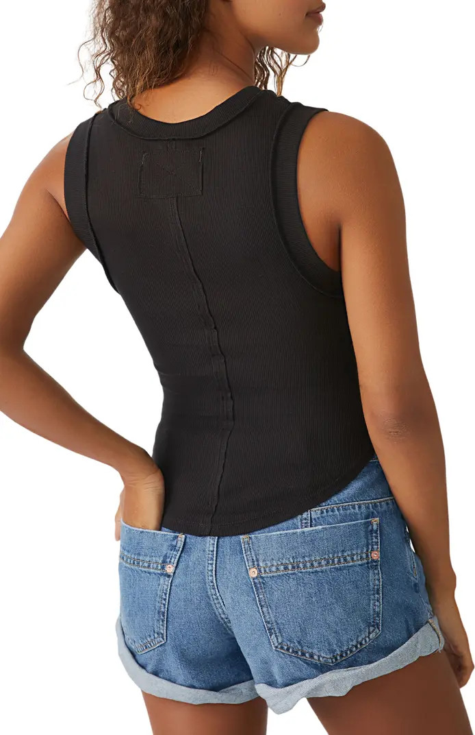 Kate Rib Stretch Cotton Tank | Nordstrom