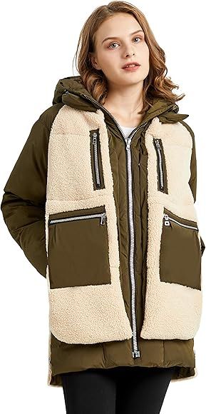 Orolay Women’s Fleece Down Coat Thickened Winter Puffer Down Jacket | Amazon (US)