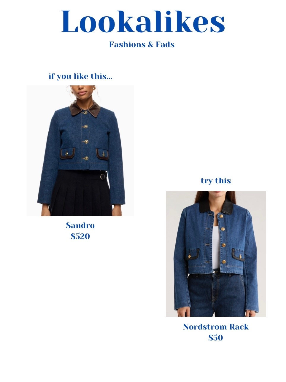 Love this Jacket


Denim jacket
Denim coat
Sandro coat
Sandro jacket
Dupe
Lookalike
Leather and denim
Fall coat
Fall jacket
Fall outfit
Fall style
Nordstrom rack

#LTKFindsUnder50 #LTKStyleTip #LTKFindsUnder100