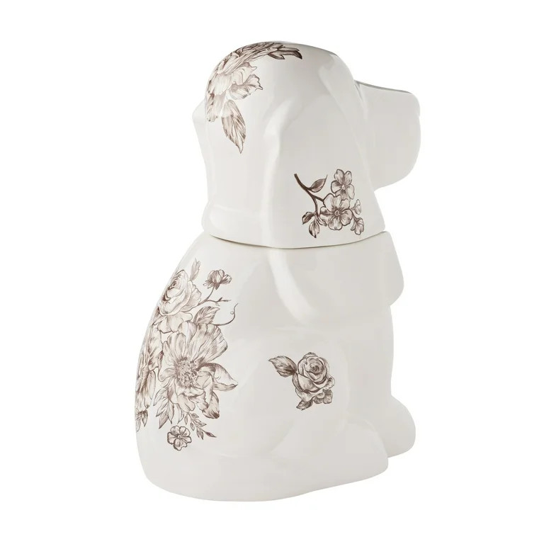 The Pioneer Woman Agatha Stoneware Charlie Cookie Jar, Brown, 11" | Walmart (US)