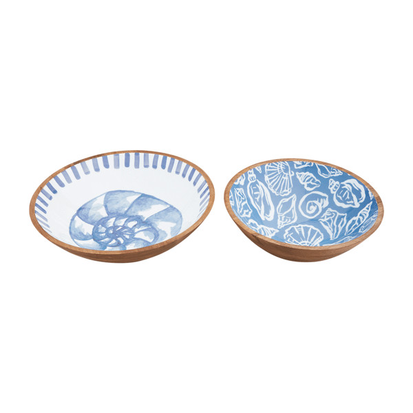 Sea Enamel Bowl Set | Mud Pie