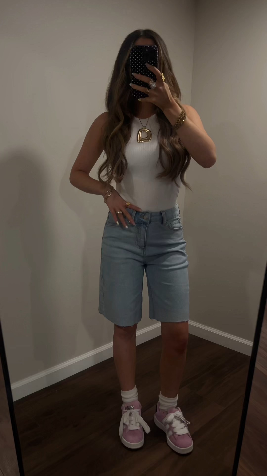 SPEECHLESS WHAT THE HECK… $14!wearing a 0. #walmartfinds #walmartjorts 

#LTKFindsUnder50 #LTKSummerEdit #LTKStyleTip