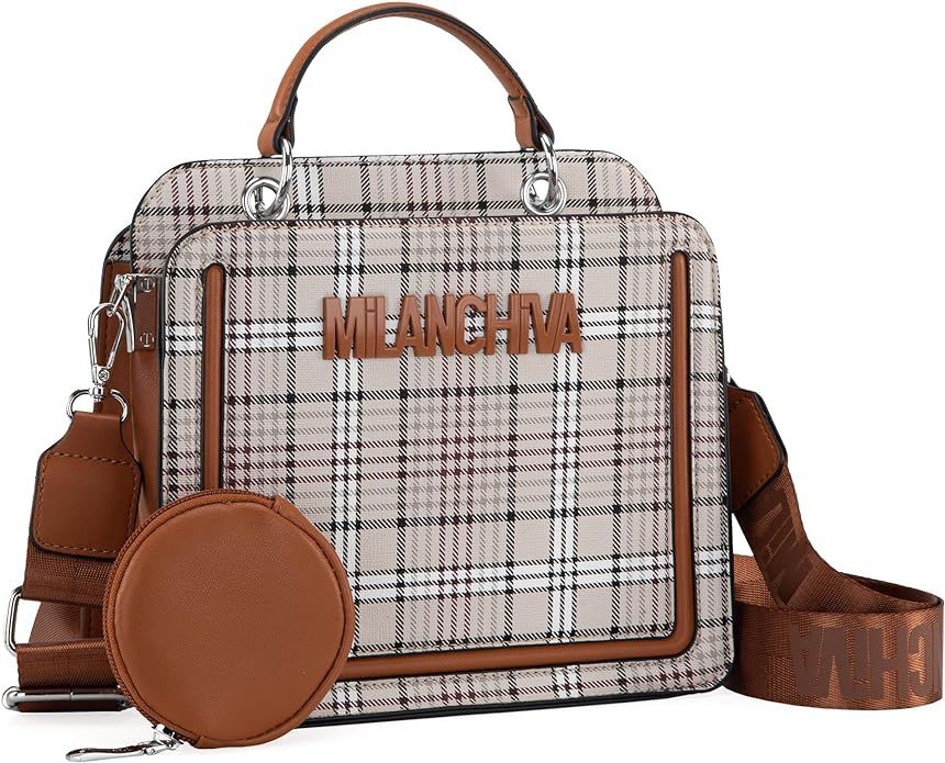 Milan Chiva Small Crossbody Purses for Women with Coin Purse Trendy Top-handle Handbags | Amazon (US)