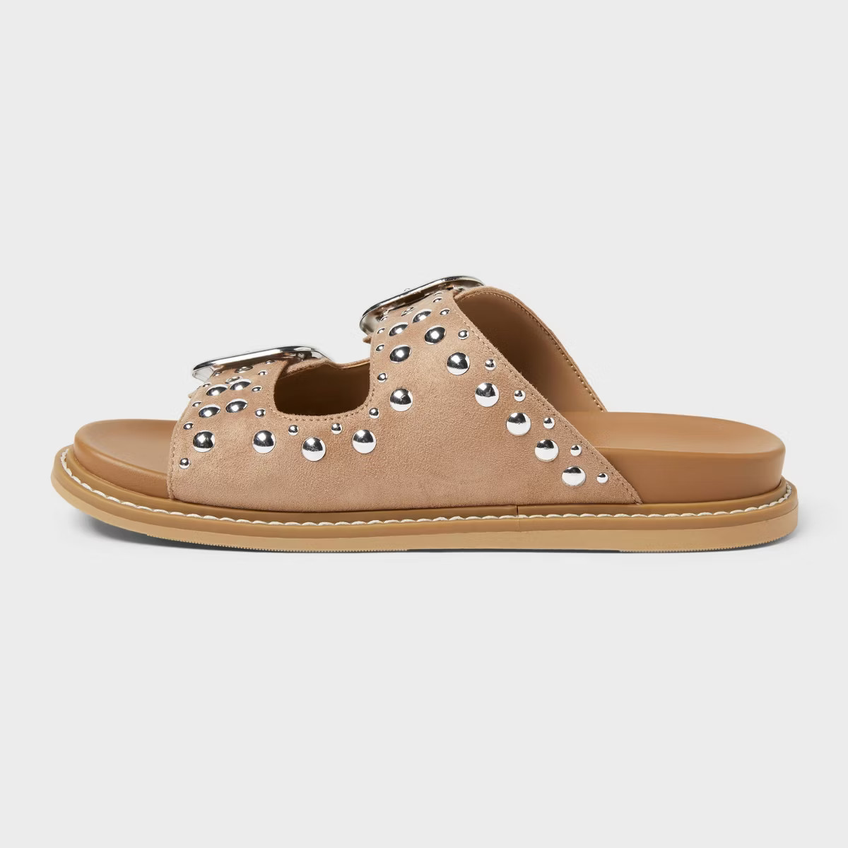 Women's Collin Double Buckle Footbed Sandals - Universal Thread™ | Target