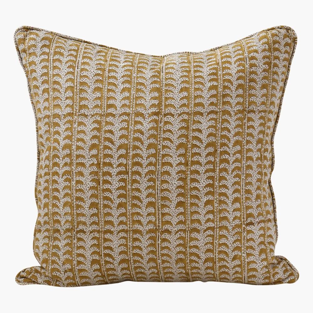 Luxor Saffron Pillow Cover | Dear Keaton