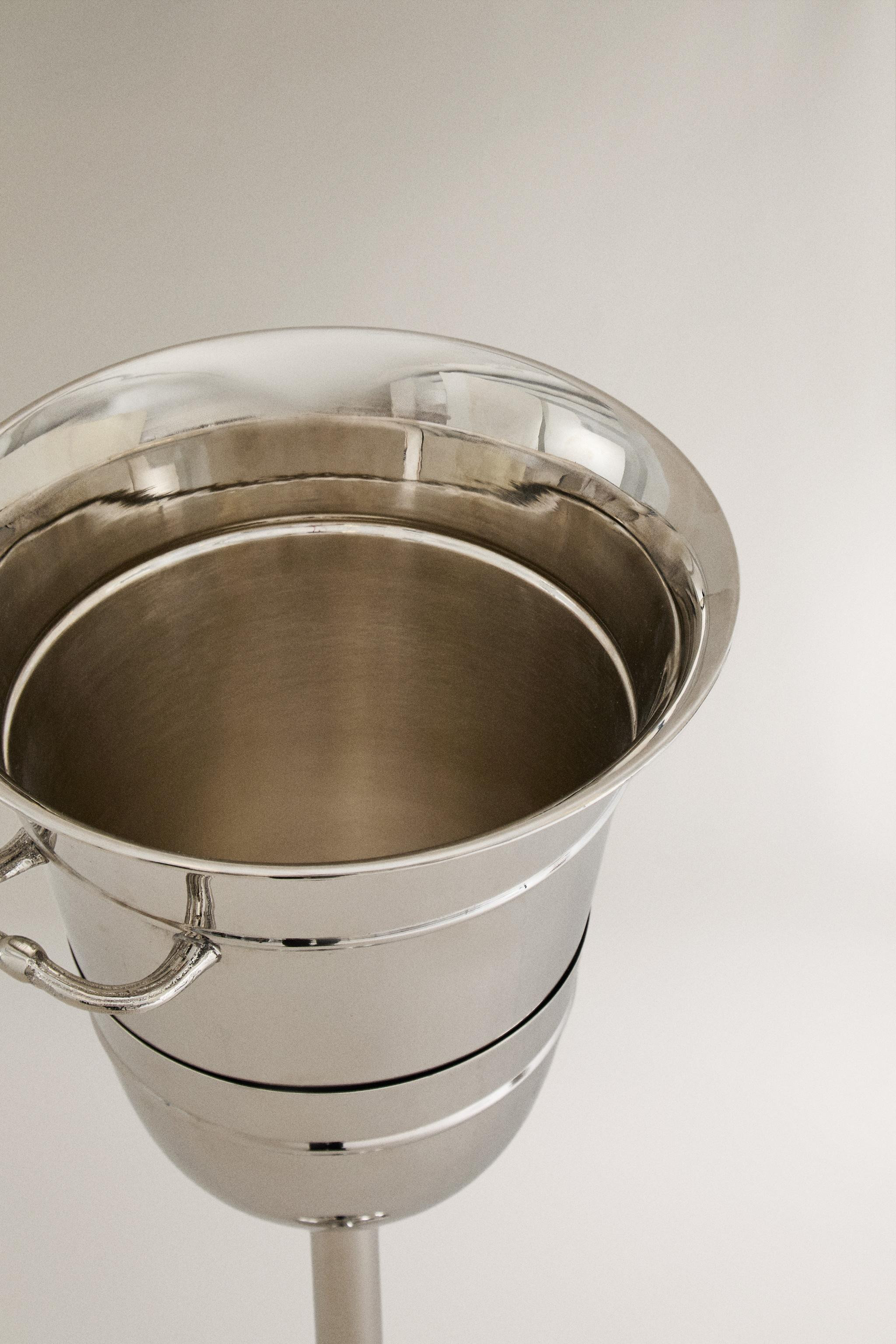 BRASS STANDING WINE COOLER | Zara US