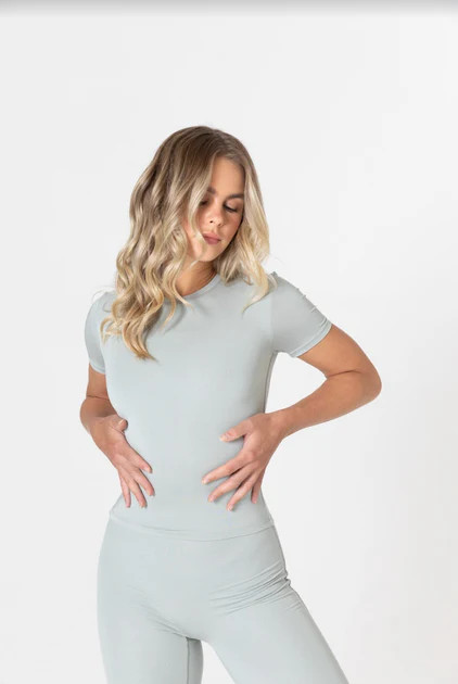 365 SHORT SLEEVE T-SHIRT - MINERAL GREEN | TALA (UK)