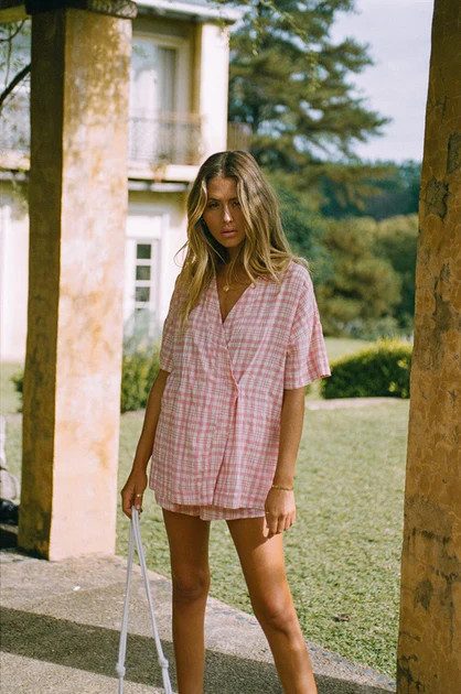 Dynasty Top - Plaid | SABO SKIRT (Global)