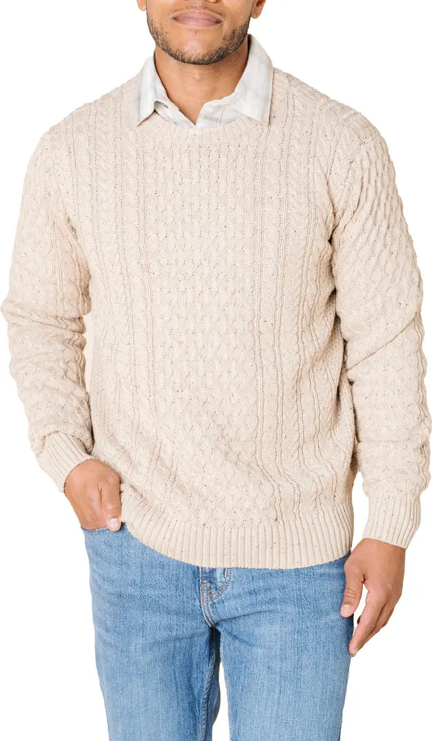 Organic Cotton Fisherman Sweater | Nordstrom