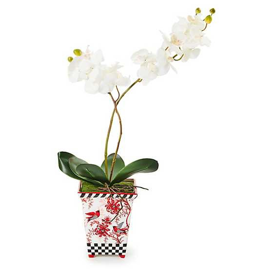 Cardinal Toile Large Orchid | MacKenzie-Childs