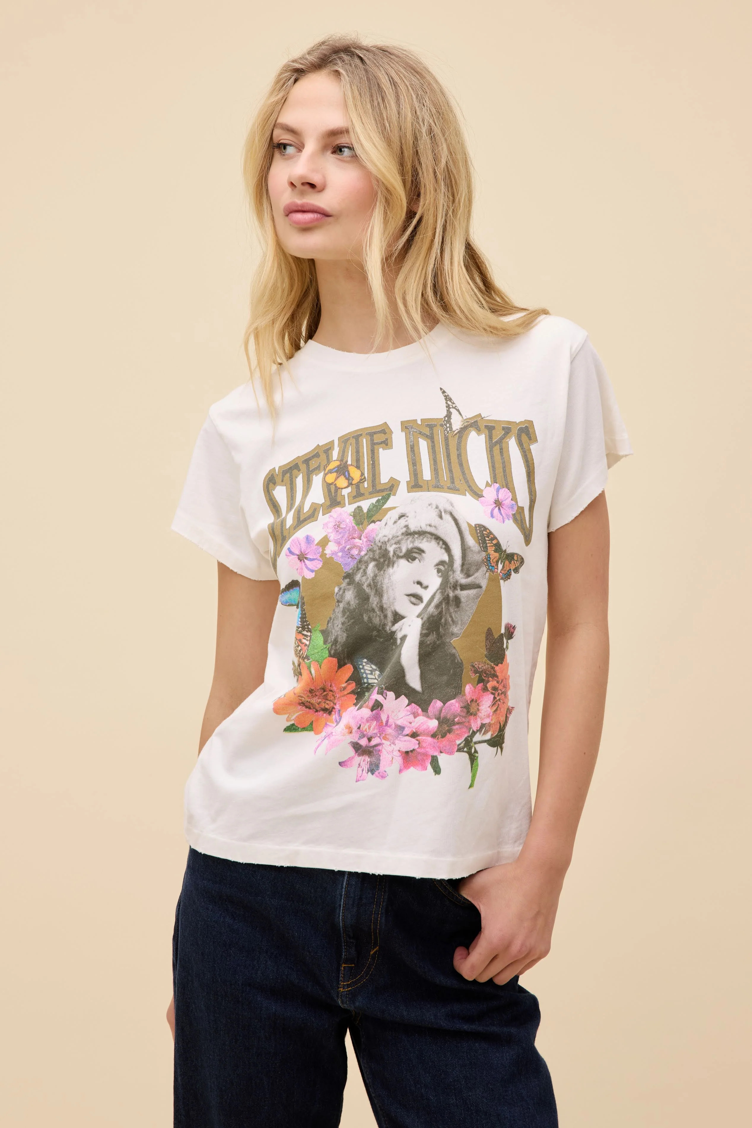 Stevie Nicks Flower Collage Tour Tee | Daydreamer