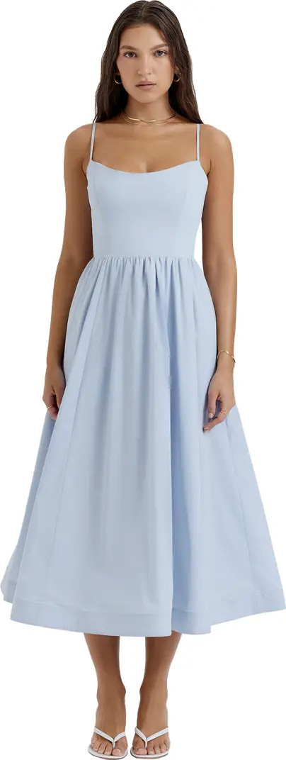 Lolita Corset Cotton Blend Fit & Flare Dress | Nordstrom
