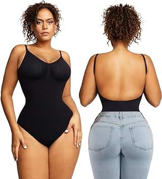Popilush Shapewear Bodysuit for Women Tummy Control - Seamless Body Shaper Butt Lifting Shapewear... | Amazon (US)