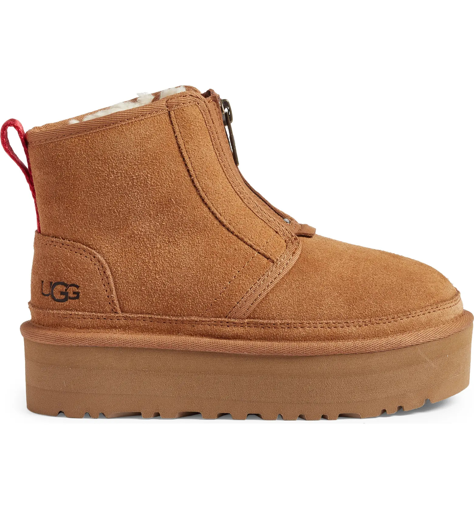 Kids' Neumel Zip Platform Boot | Nordstrom