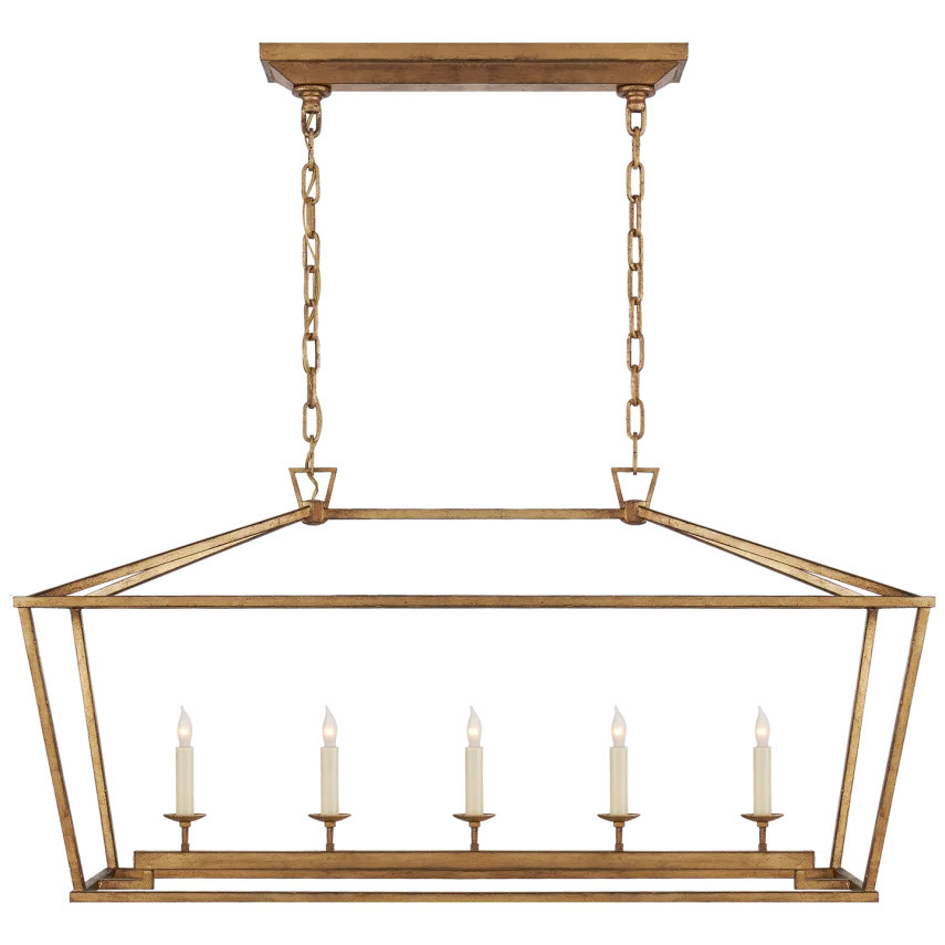 Darlana Medium Linear Lantern (Open Box) | Visual Comfort