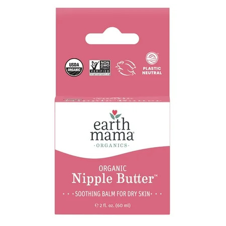 Earth Mama Organic Nipple Butter, Nipple Cream for Breastfeeding Mothers, 2 fl oz | Walmart (US)