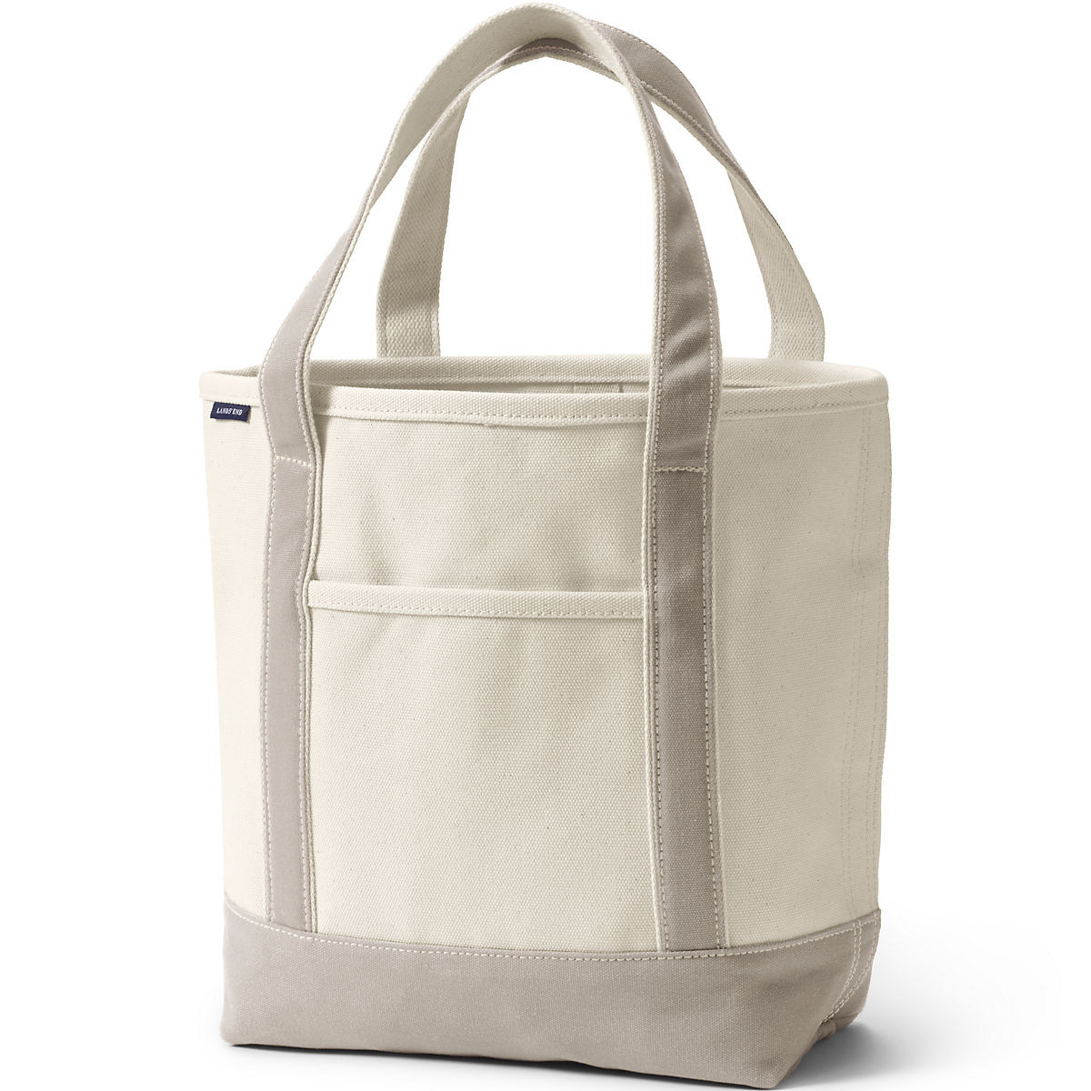 School Uniform Medium Open Top Canvas Tote | Lands' End (US)