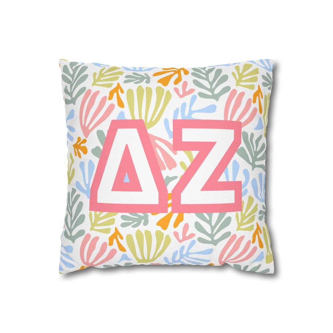 Delta Zeta Sorority Pillow, Delta Zeta Gifts, Delta Zeta Merch, Sorority Merch, Sorority Gifts, B... | Etsy (US)