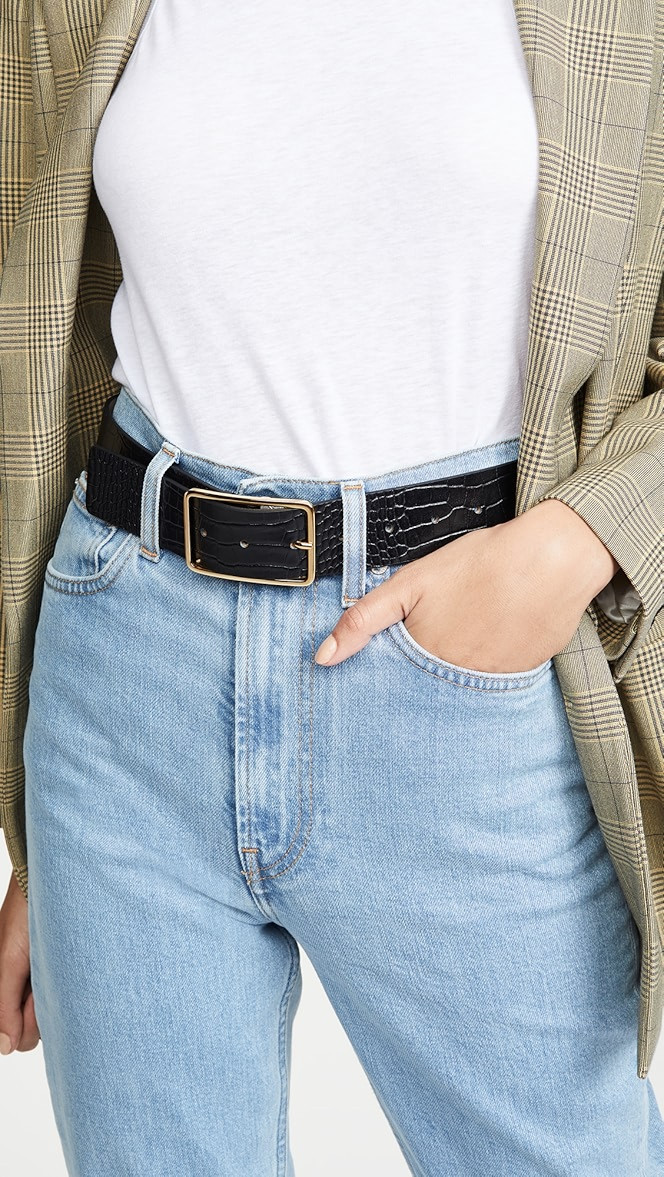 Milla Croc Belt | Shopbop