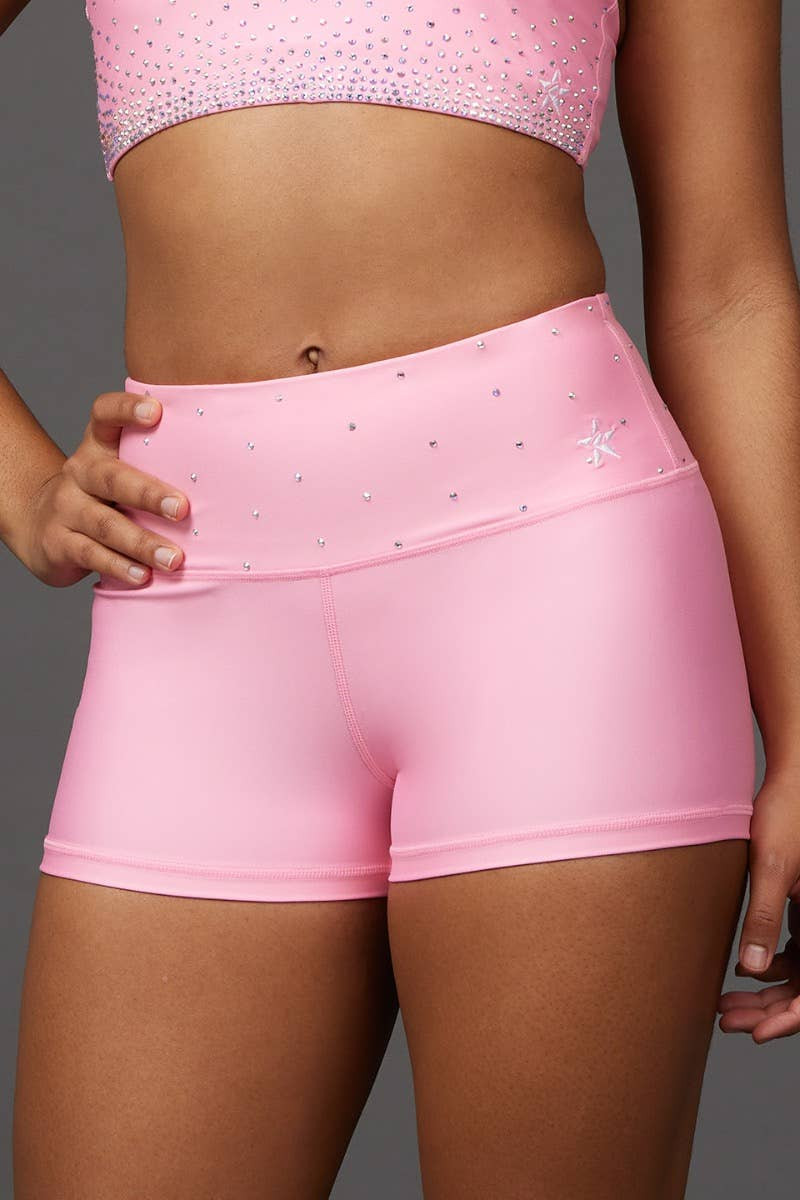 Legendary Compression Short in Orchid Pink Crystal | Rebel Athletic
