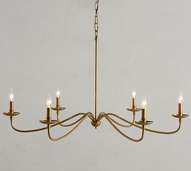 Lucca Iron Chandelier | Pottery Barn (US)
