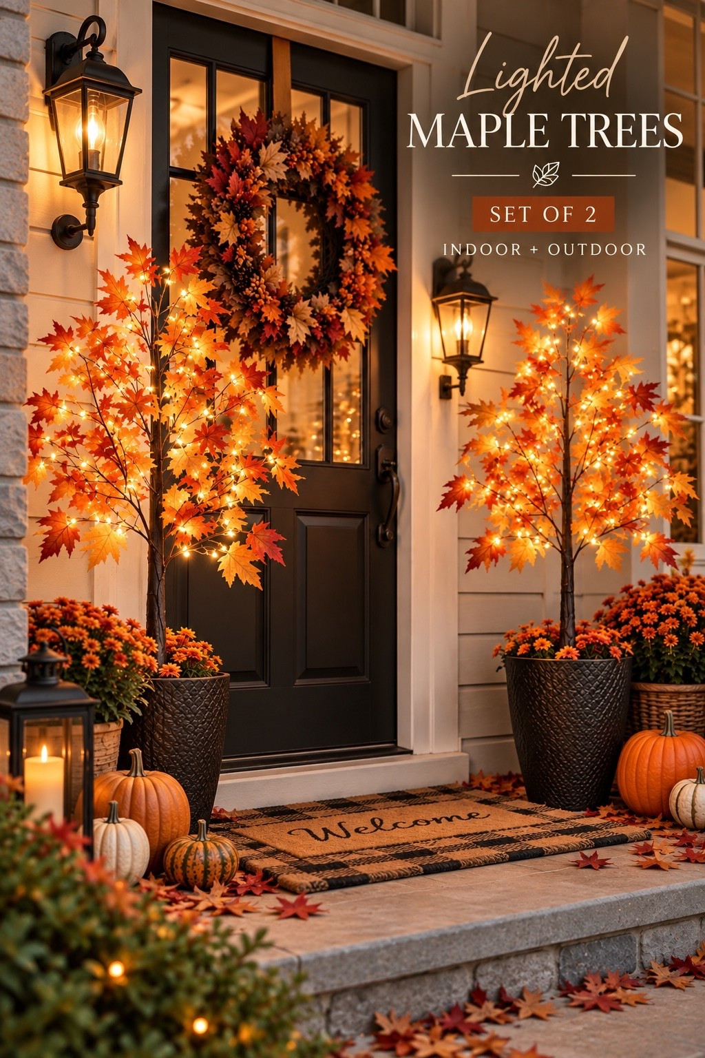 Fall outdoor decor, porch decor, light up fall trees

#LTKSeasonal #LTKHome #LTKmomlife