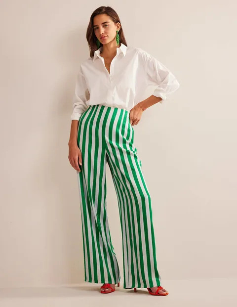 High-Waist Palazzo Trousers | Boden (US)