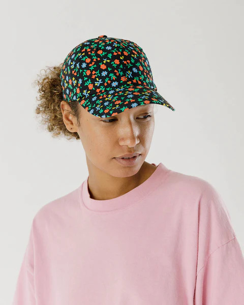 Baseball Cap - Black Calico Floral | ban.do