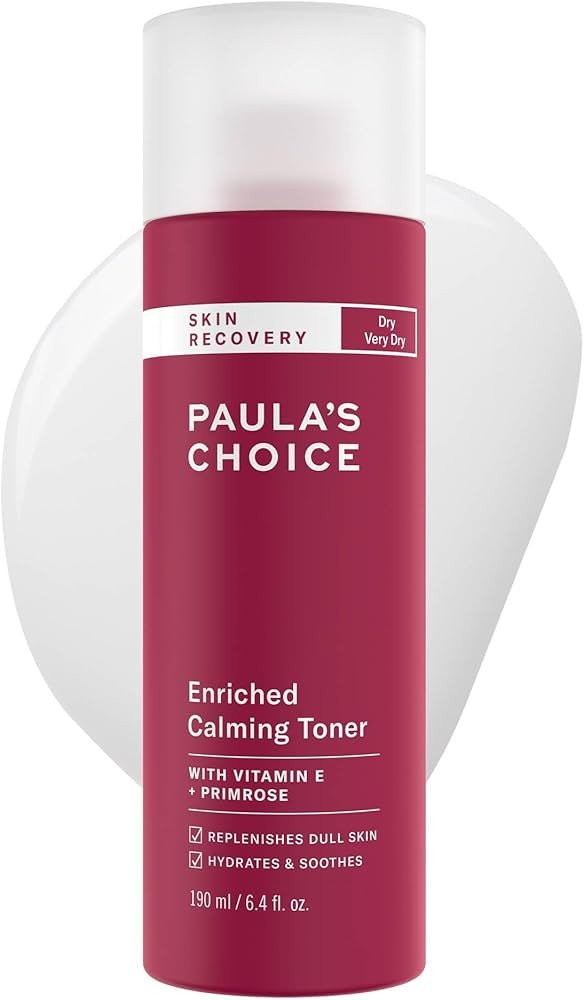 Paula's Choice Skin Recovery Calming Face Toner, Toner for Face with Hyaluronic Acid, Vitamin E &... | Amazon (US)